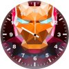 iron man abstract art xi wall clock