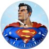 superman digital art ba wall clock