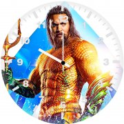 aquaman new artwork w1 wall clock