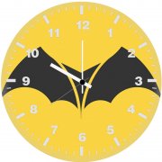 batman new logo ow wall clock