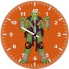 michelangelo teenage mutant ninja turtles mn wall clock