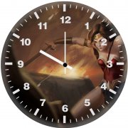 art new wonder woman 95 wall clock