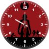 black widow avengers endgame minimalism e1 wall clock