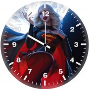 supergirl as the vampire savior ig wall clock