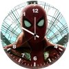 spiderman web suit od wall clock