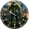 hulk between flames p9 wall clock