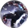 tony stark as iron man artwork he wall clock