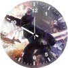 black panther and iron man ve wall clock