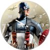 captain america with shield ty wall clock