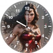 amazonian avenger wonder woman l1 wall clock