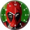 deadpool low poly artwork q2 wall clock