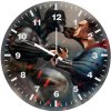 batman superman fight gv wall clock