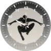 spiderman from minimal on wall clock