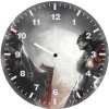 batman superman monochrome 4l wall clock