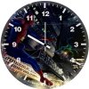 spiderman vs goblin art 9i wall clock