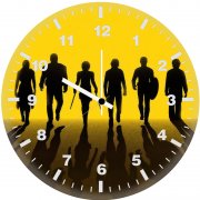 thunderbolts silent justice kv wall clock
