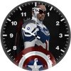 captain america sam wilson minimal 78 wall clock