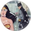 wonder woman batman wow wm wall clock