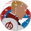 captain america avenger minimal 53 wall clock