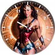 wonder woman power and grace ag wall clock