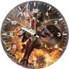 wonder woman defying xt wall clock