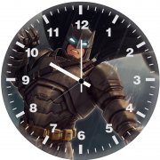 batman mech suit art j3 wall clock