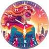 captain marvel radiant avenger hj wall clock
