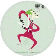 joker pop art un wall clock