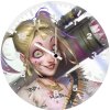 crazy harley quinn wc wall clock