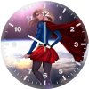 supergirl standing above v0 wall clock