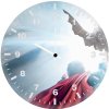 superman and batman fight u3 wall clock