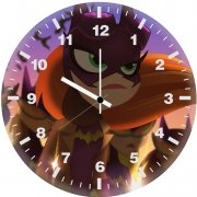 batgirl team hz wall clock