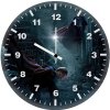 homelander and superman icons of two worlds gv wall clock