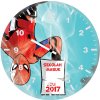 spiderman hanging down kk wall clock
