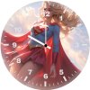 supergirl the heroine of steel soars he wall clock