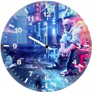 thanos exhausted after work everyday to wall clock