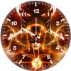 flash speedster xp wall clock