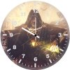 black adam 03 wall clock