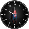 spiderman pixel art eo wall clock
