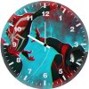 two spider man verse li wall clock