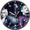 joker batman and harley quinn cosplay hc wall clock