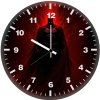 batman cape in the abyss om wall clock