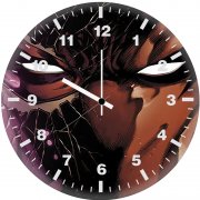 3 jokers red hood wg wall clock