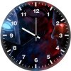 batman vs superman paint artwork qk wall clock