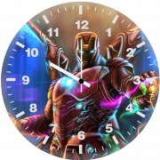 iron man newtech suit 12 wall clock