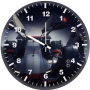 batman batmobile 50 wall clock