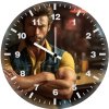 wolverine sitting in the bar go wall clock