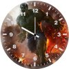 hulk doing destruction artwork qq wall clock