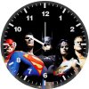 alex ross justice league artwork mw wall clock