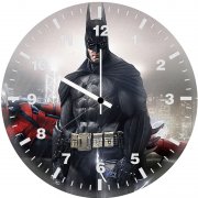 batman deadpool pt wall clock